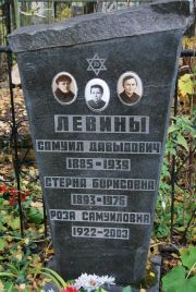 Левина Роза Самуиловна, Москва, Востряковское кладбище