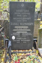 Эпштейн Двося Гиршевна, Москва, Востряковское кладбище