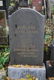 Райхман Этля Шлемовна, Москва, Востряковское кладбище