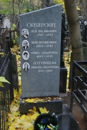 Сквирский Лев Иосифович, Москва, Востряковское кладбище