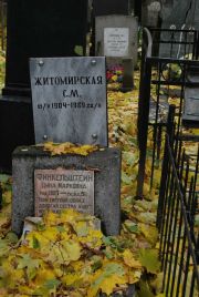 Финкельштейн Дина Марковна, Москва, Востряковское кладбище