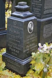 Рыжак Исаак Абрамович, Москва, Востряковское кладбище