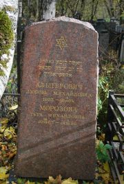 Морозова Гута Михайловна, Москва, Востряковское кладбище