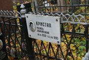 Кристал Рахиль Самойловна, Москва, Востряковское кладбище