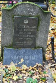 Россельсон Исай Исаевич, Москва, Востряковское кладбище