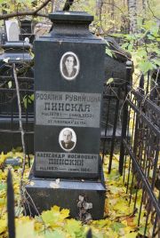 Пинская Розалия Рувимовна, Москва, Востряковское кладбище
