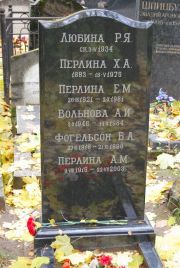 Перлина А. М., Москва, Востряковское кладбище