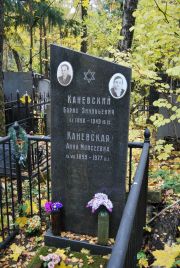 Каневский Борис Зиновьевич, Москва, Востряковское кладбище