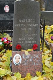 Балелос Буся Евсеевна, Москва, Востряковское кладбище