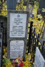 Калманович Берта Соломоновна, Москва, Востряковское кладбище