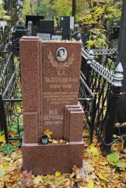 Берлянд М. И., Москва, Востряковское кладбище