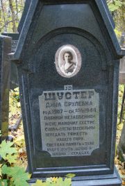 Шустер Дина Срулевна, Москва, Востряковское кладбище