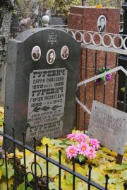 Гуревич Сарра Симховна, Москва, Востряковское кладбище