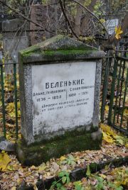 Беленький Давид Леивикович, Москва, Востряковское кладбище