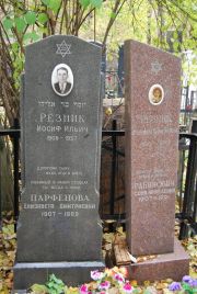 Рабинович Соня Янкелевна, Москва, Востряковское кладбище