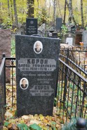 Корон Давид Рафаилович, Москва, Востряковское кладбище