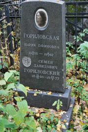 Гориловский Семен Давидович, Москва, Востряковское кладбище
