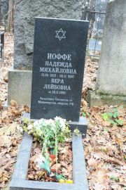 Иоффе Надежда Михайловна, Москва, Востряковское кладбище