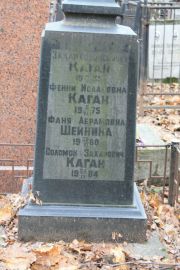 Шейнина Фаня Абрамовна, Москва, Востряковское кладбище