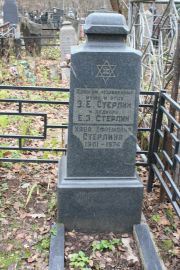 Стерлина Хава Ефремовна, Москва, Востряковское кладбище