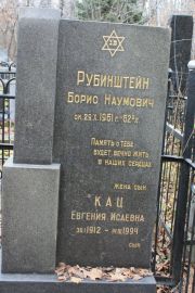Рубинштейн Борис Наумович, Москва, Востряковское кладбище
