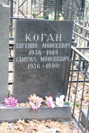 Коган Самуил Моисеевич, Москва, Востряковское кладбище