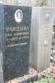 Райцина Ева Борисовна, Москва, Востряковское кладбище