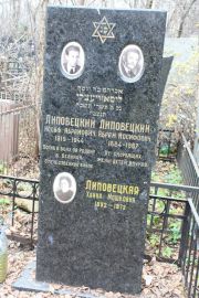 Липовецкая Хаина Мошковна, Москва, Востряковское кладбище
