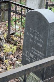 Попова Мария Исаевна, Москва, Востряковское кладбище