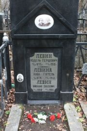 Левин Юдель Гершович, Москва, Востряковское кладбище