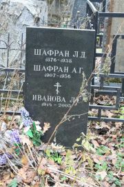Шафран Л. Д., Москва, Востряковское кладбище