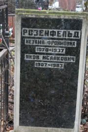 Розенфельд Нехама Фроймовна, Москва, Востряковское кладбище
