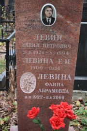 Левина Е. М., Москва, Востряковское кладбище