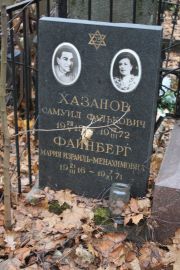 Хазанов Самуил Фалькович, Москва, Востряковское кладбище