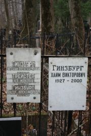 Гинзбург Хаим Викторович, Москва, Востряковское кладбище