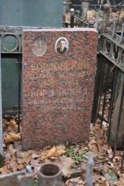 Кордонский Шлема Беркович, Москва, Востряковское кладбище