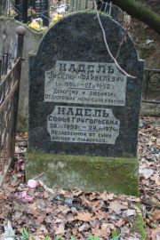 Надель Зисель Файвелевич, Москва, Востряковское кладбище