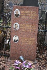 Шумский Гомшей Мовшевич, Москва, Востряковское кладбище
