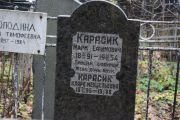 Карасик Марк Ефимович, Москва, Востряковское кладбище