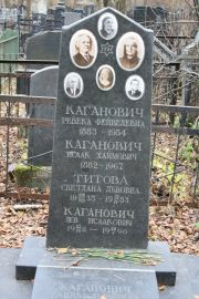 Каганович Исаак Хаймович, Москва, Востряковское кладбище