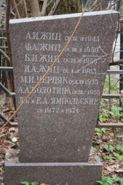 Болотина А. А., Москва, Востряковское кладбище