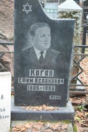 Коган Ефим Исаакович, Москва, Востряковское кладбище
