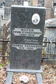 Коган Ефим Филиппович, Москва, Востряковское кладбище