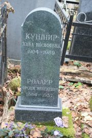 Роллер Фроим Янкелевич, Москва, Востряковское кладбище