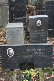 Баркан Гудя Осиповна, Москва, Востряковское кладбище