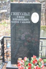 Гингольд Ефим Израилевич, Москва, Востряковское кладбище