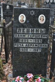 Левин Хаим Гершевич, Москва, Востряковское кладбище