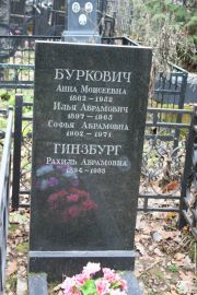 Гинзбург Рахиль Абрамовна, Москва, Востряковское кладбище