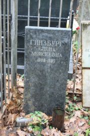 Гинзбург Елена Моисеевна, Москва, Востряковское кладбище