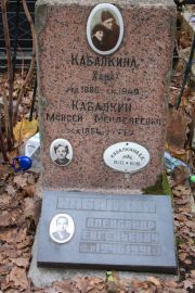 Кабалкин Моисей Менделевич, Москва, Востряковское кладбище